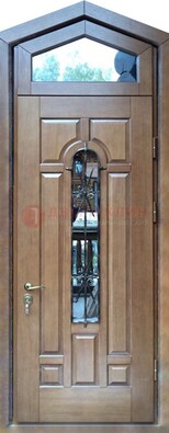 Железная дверь Винорит с фрамугой для частного дома ДФГ-34 в Курске