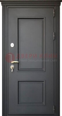 Чёрная дверь с МДФ ДМ-520 в Курске