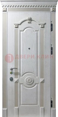 Белая дверь с МДФ ДМ-525 в Курске