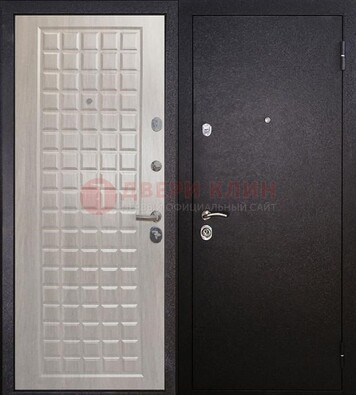Черная входная дверь с порошковым покрытием ДП-206 в Курске