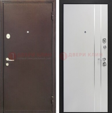 Входная дверь с порошковым покрытием с МДФ с молдингами ДП-232 в Курске