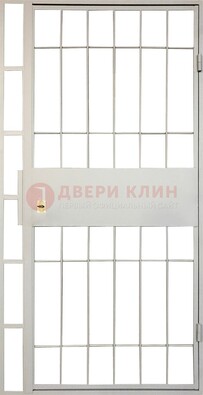 Железная решетчатая дверь в белом цвете ДР-19 в Курске