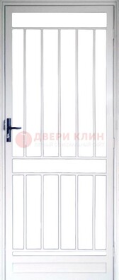 Железная решетчатая дверь белая ДР-32 в Курске