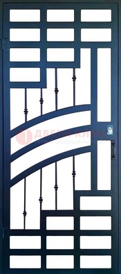 Современная металлическая решетчатая дверь ДР-38 в Курске