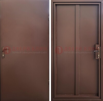 Техническая дверь с порошковым покрытием медный антик с двух сторон ДП-253 в Курске