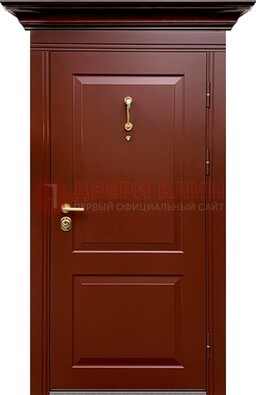Красная железная дверь винорит для частного дома ДВТ-251 в Курске