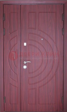 Красная железная дверь с виноритом ДВТ-3 в Курске